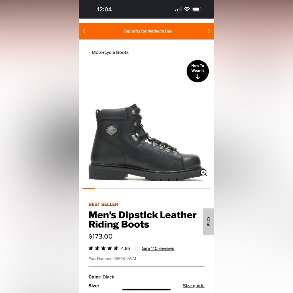 Harley Davidson riding boots - Picture 6 of 10